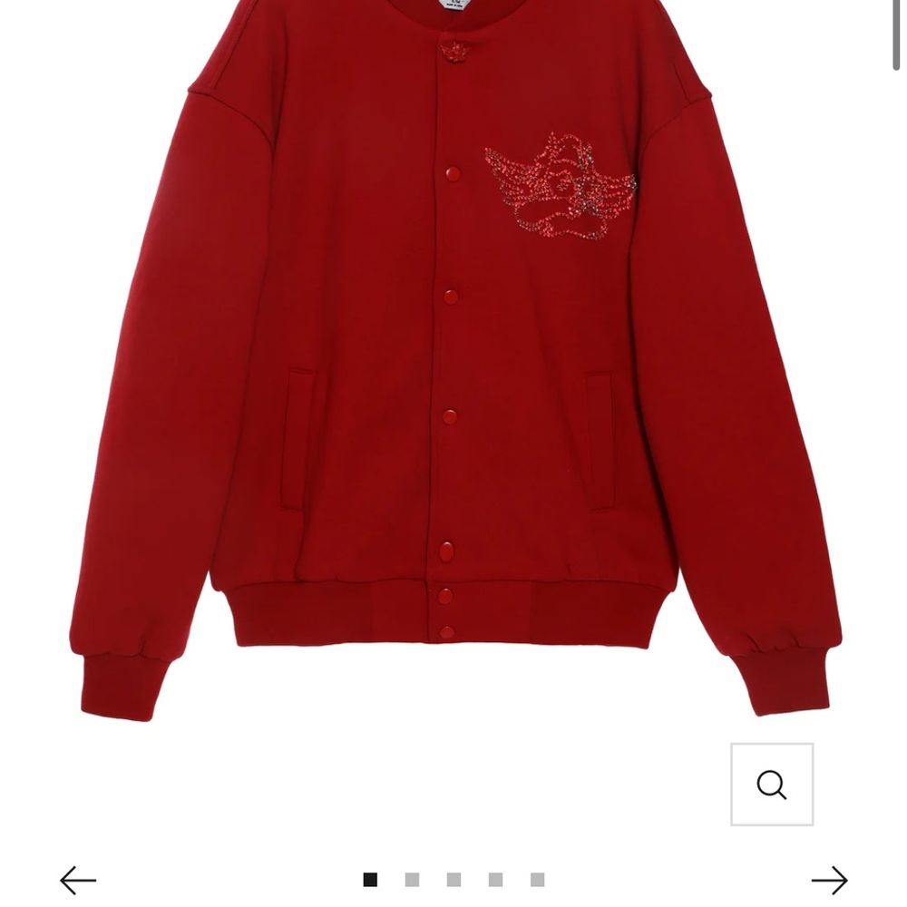 Boys Lie Red Bomber Jacket